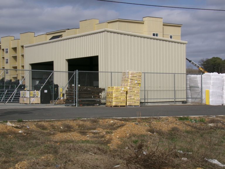 Commercial Storage Garage shop
40’x50’x16’ low side x 20’ high side single slope 
Red iron frame
26 gauge roof
26 gauge walls
Gutters and downspouts

Walnut Mississippi approx  location
2-16’x16’ roll up door
3” roof and wall insulation insulation
1-3070 steel walk doors