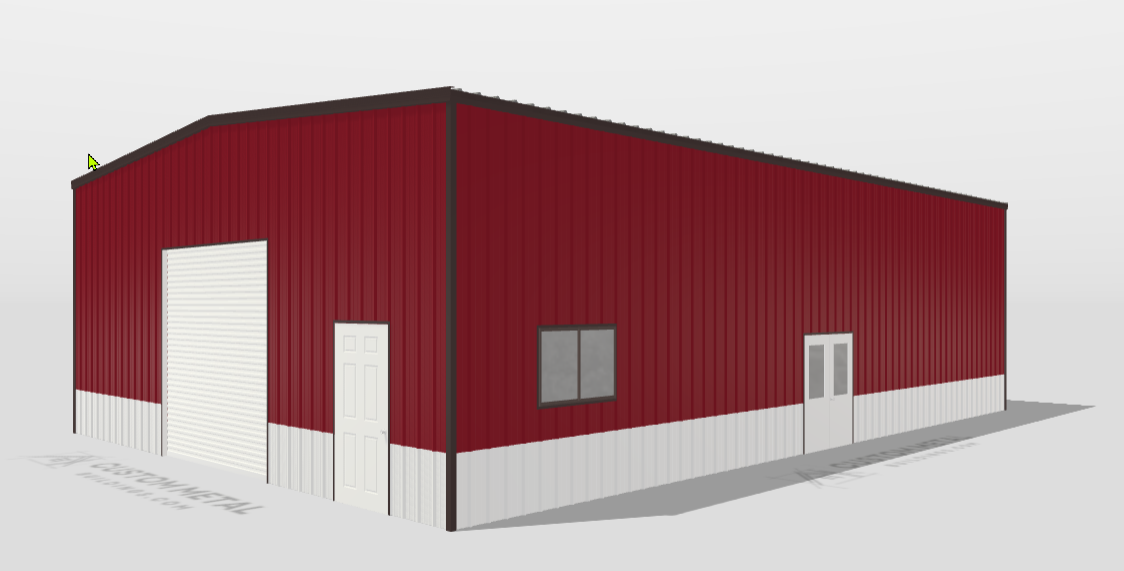 40x60x16-Gable-Clear-span-shop-garage-building-designer-preview