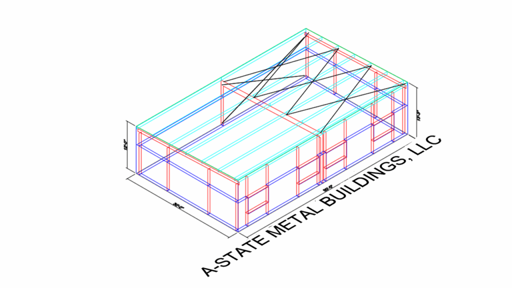 30x50x12-single slope-Shop