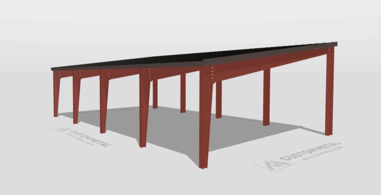 24x38x9’8 LSW SS Roof System-Clearspan-Residence