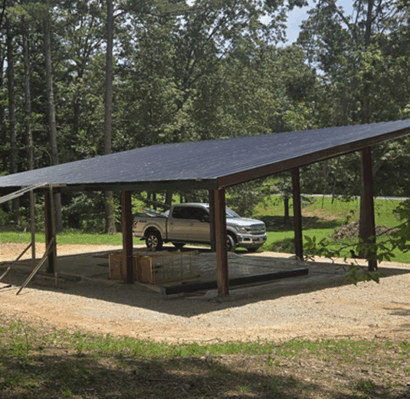 24x38x9’8 LSW SS Roof System-Clearspan-Residence real