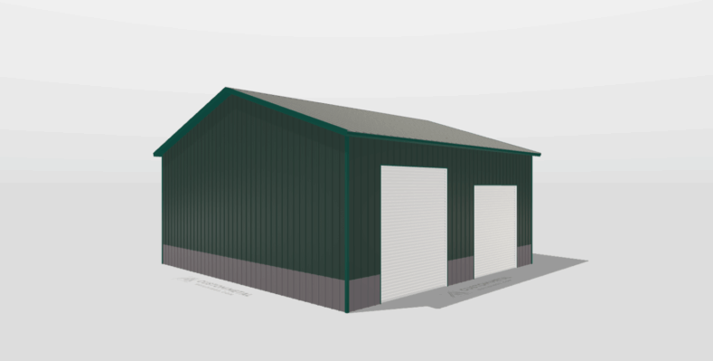 40x40x16-Clearspan-shop real